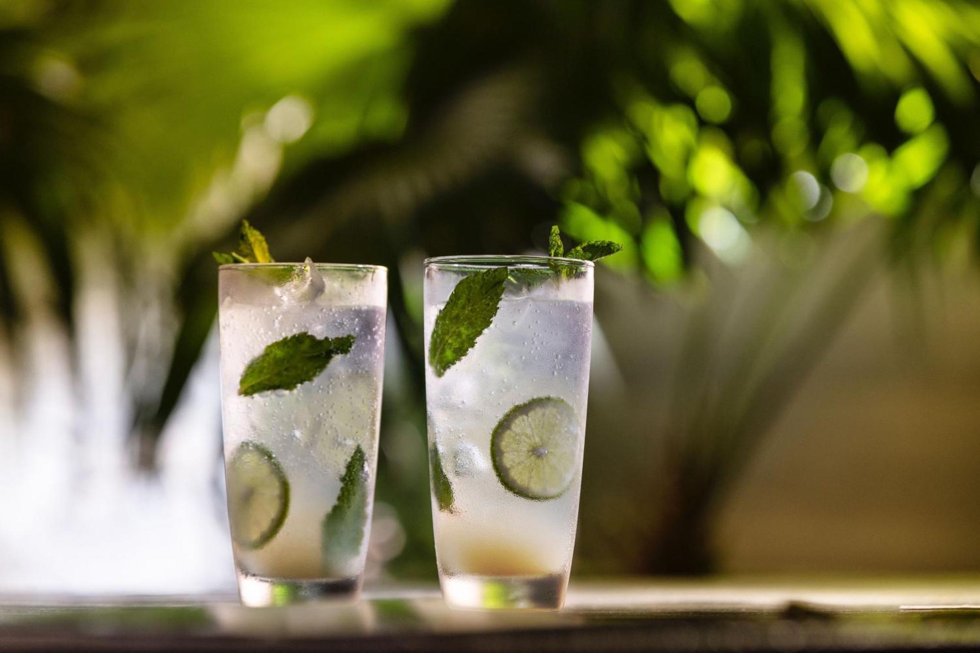 منتجع سانتا مارتا ماريوت بلايا دورميدا المظهر الخارجي الصورة A caipirinha cocktail